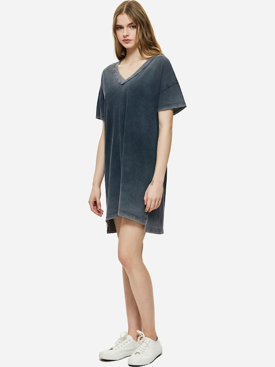 Καλοκαιρινό Mini Φόρεμα Shadow Blue