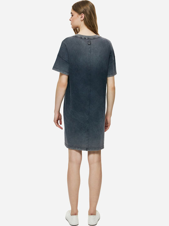 Καλοκαιρινό Mini Φόρεμα Shadow Blue