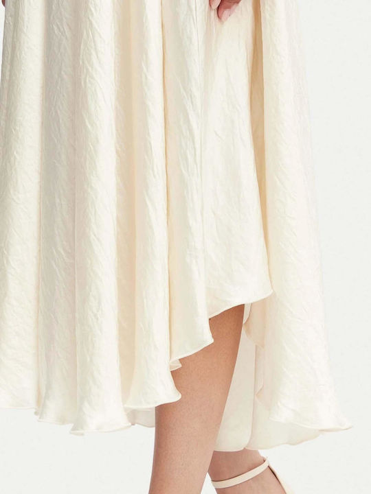 Summer Midi Dress Beige