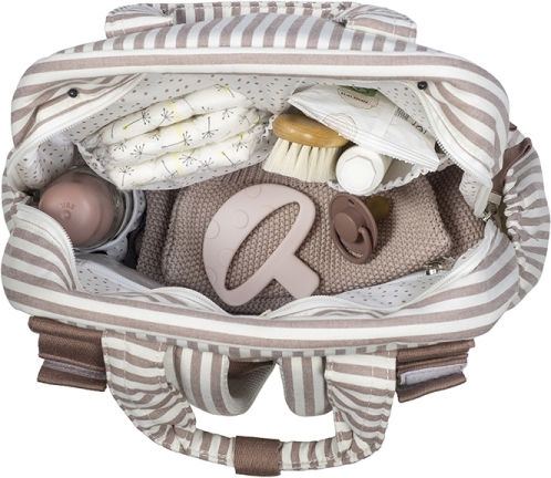 Walking Mum Backpack Diaper Bag Beige 37x28x13cm