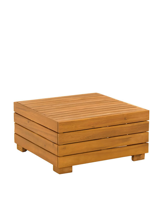 Drei-Sitzer Outdoor-Sofa Hölzernes mit Kissen