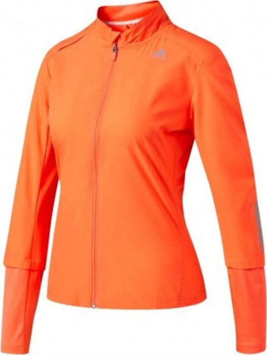 Damen Jacken Lauf Winddicht Orange