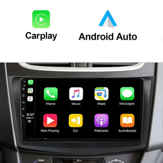 Car Audio System for Mitsubishi Colt 2013-2023 Bluetooth USB WiFi GPS Apple CarPlay Android Auto with 9" Touch Screen