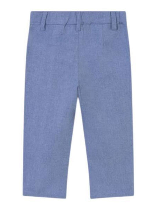 Pantaloni din In pentru Copii Roșu
