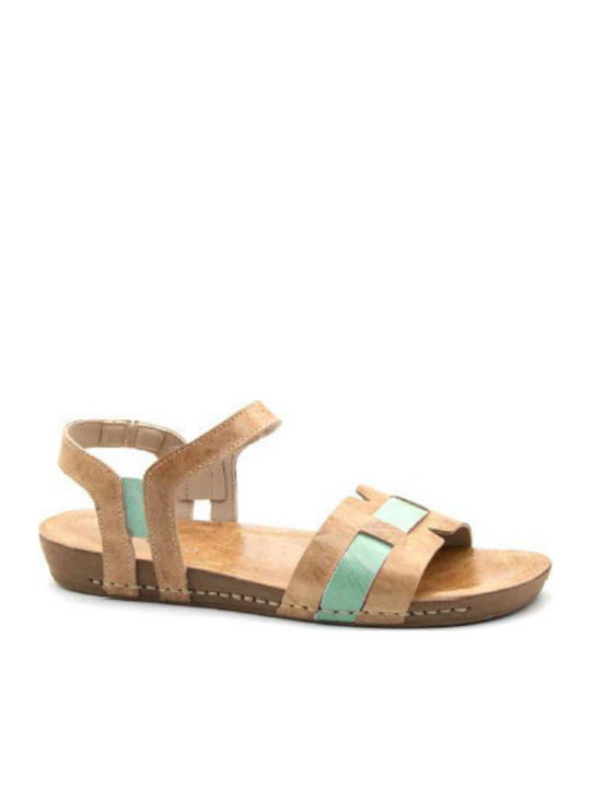 Women's Flat Sandals Beige