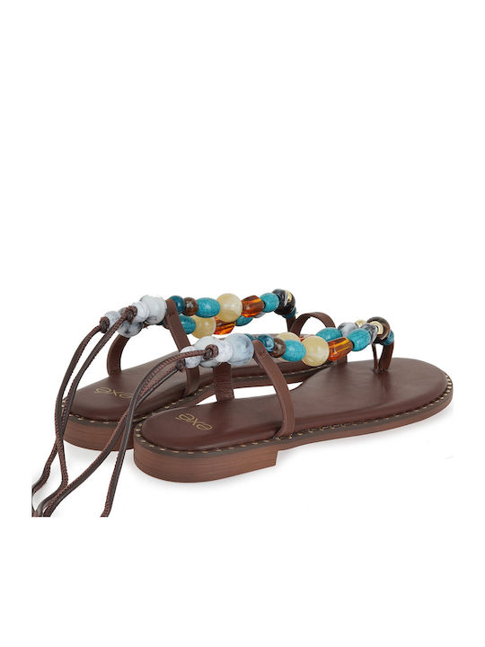 Women's Flat Sandals Brown