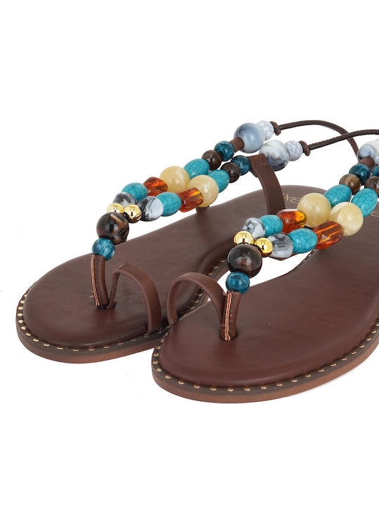 Women's Flat Sandals Brown