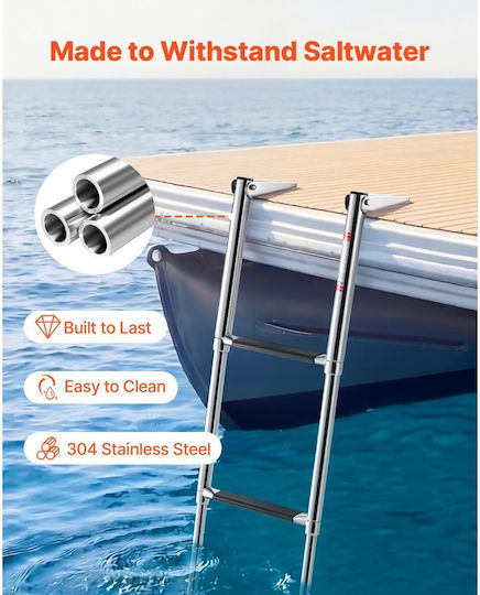 Vevor Boat Ladder with 4 Steps
