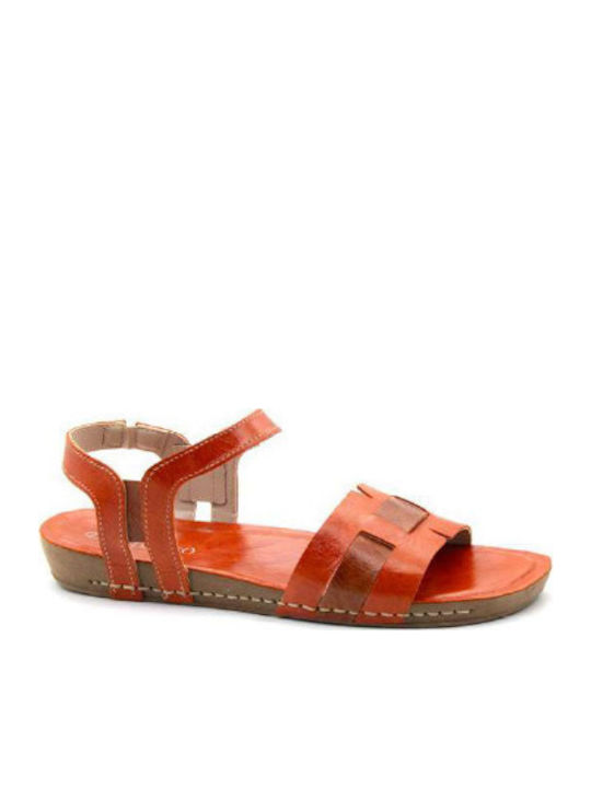 Women's Flat Sandals Orange