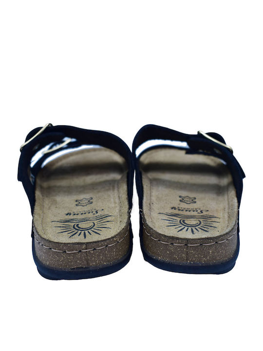 Leather Women's Anatomic Black Sandals