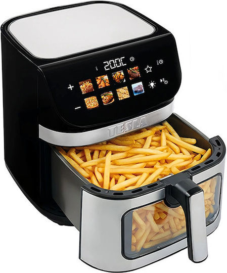 Tesla Electronics AirCook DualHeat QD73 XXL Air Fryer with Wi-Fi 9L Black