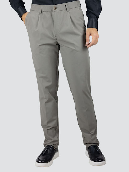 Chino Trousers In Loose Fit Khaki