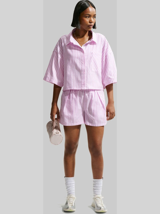 Chill Long Sleeve Women's Shirt Pink Striped