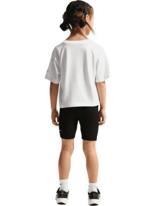 Nike Kids Set with Leggings Black White 2 Pieces