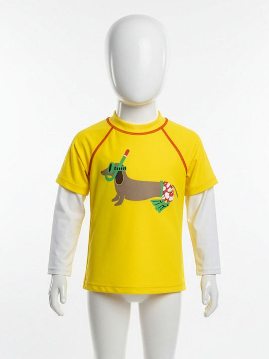 Sunuva Kids Swimwear Rashguard Yellow