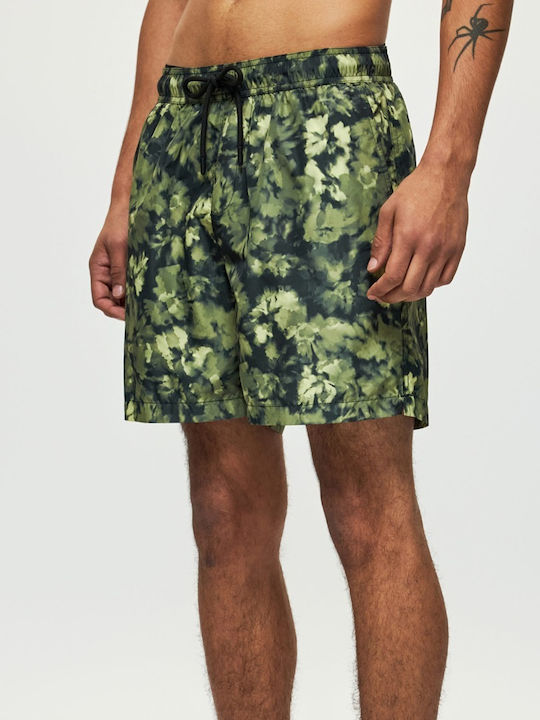 Men's Swimwear Shorts Khaki with Patterns