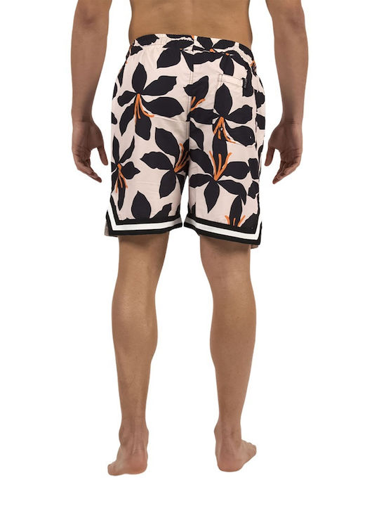Bee. Unusual. Lilly Men's Swim Shorts Dark Lilly Floral