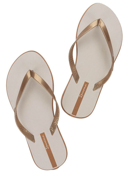 Flip Flops In Gold Colour