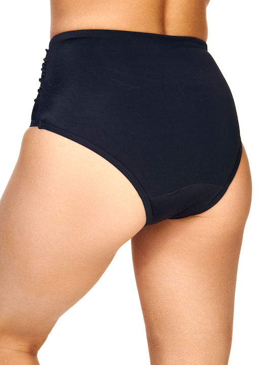 Bikini Boxer Ψηλόμεσο Μαύρο