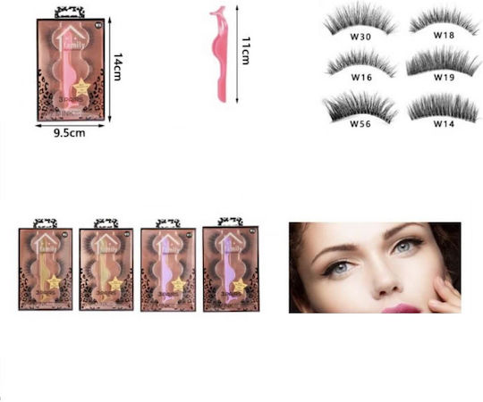 Vampirlashes Vollständiges Set 6D Mink D22