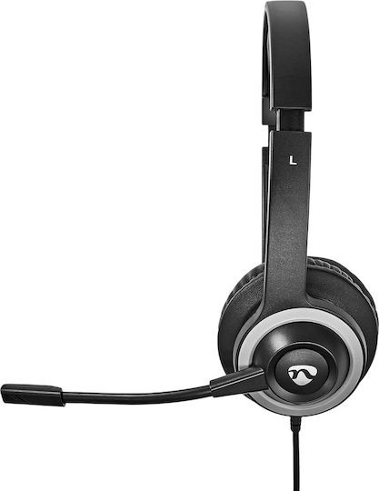 Nedis CHSTU310BK Ενσύρματα Over Ear Ακουστικά Μαύρα