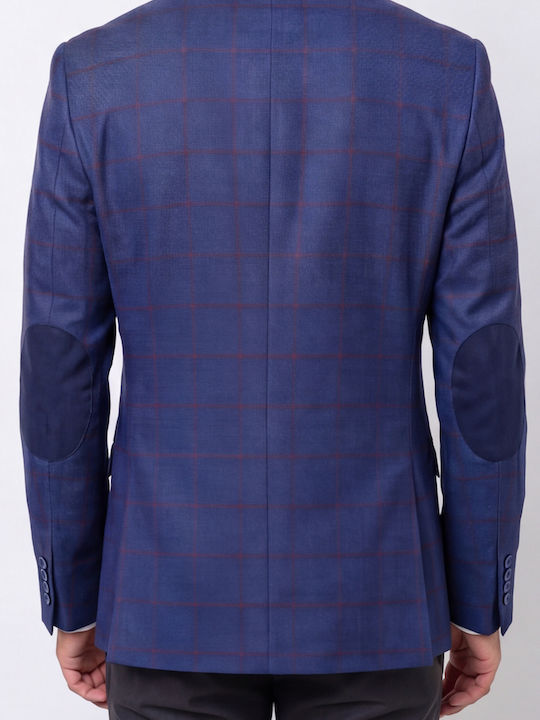 Winter Men’s Suit Jacket Blue