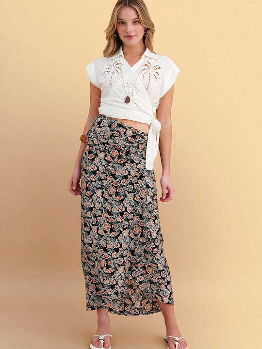 Pareo Floral Design Black Collection Spring 26
