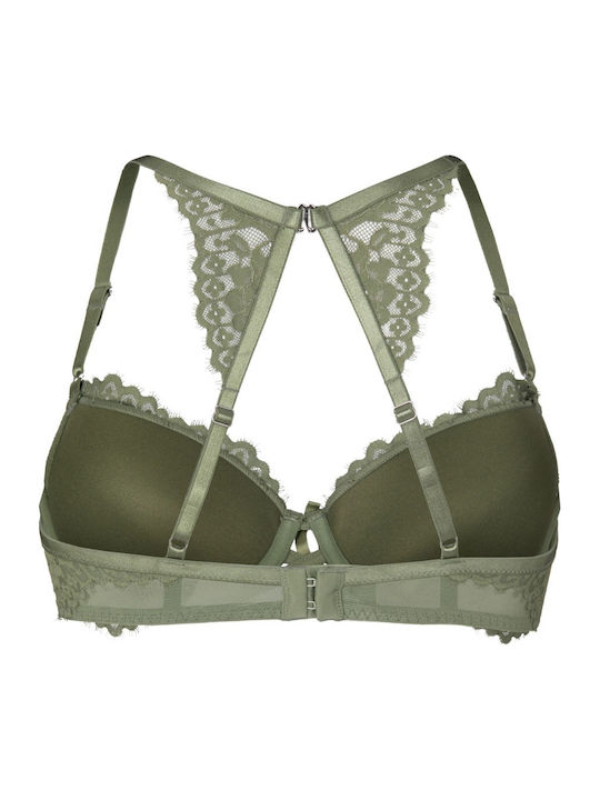 Green Bras with Light Padding & Underwire
