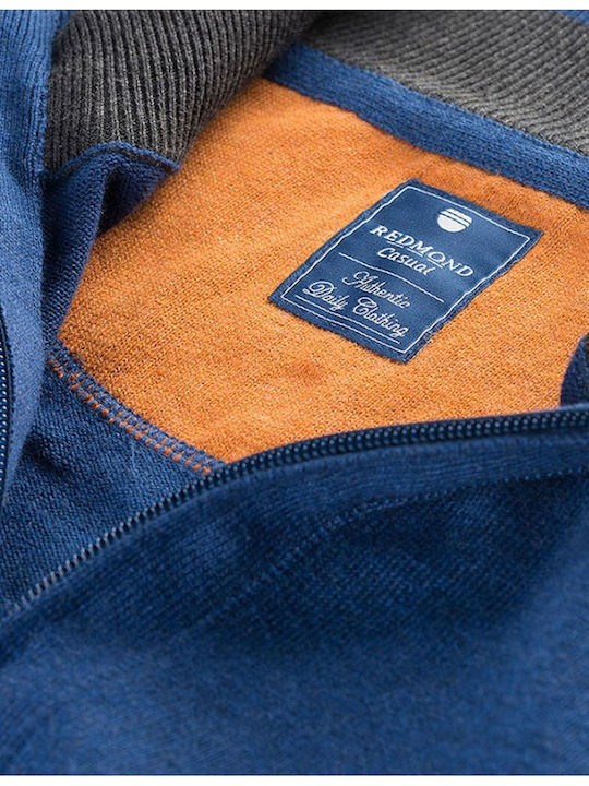 Men's Knitted Jacket Blue Royal