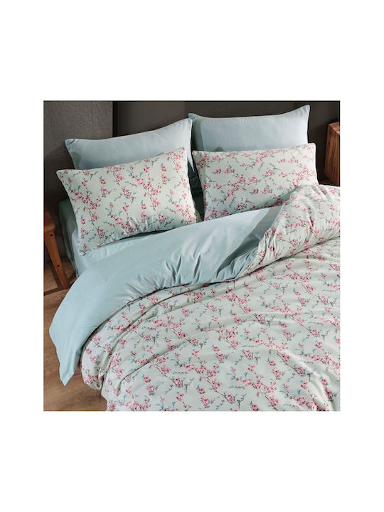 SteweHome Single Bed Sheet 160x220cm Green