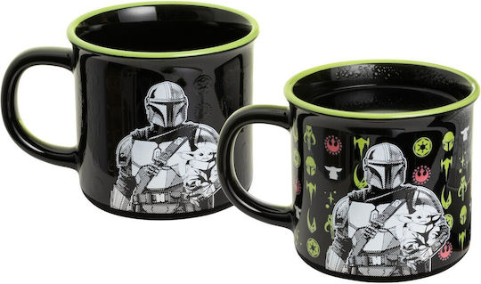 Paladone Star Wars Mandalorian Mandalorian Grogu Heat Change Mug Pp16271man 5056577779905