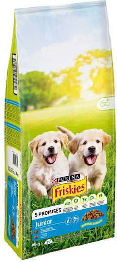 Friskies Friskies Vitafit Junior 18kg Ξηρά Τροφή για Κουτάβια με Κοτόπουλο και Λαχανικά