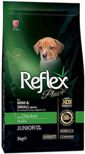 Reflex Plus Пълна Храна За Кученца Малки Породи Пилешко Месо 3 Кг