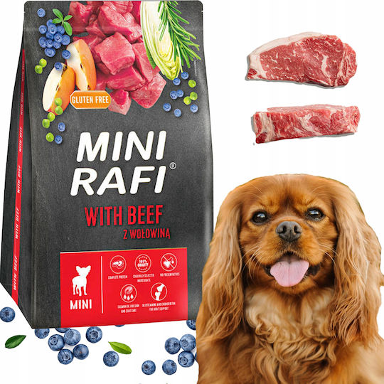 Dolina Noteci Rafi 3kg Ξηρά Τροφή Σκύλων Μικρόσωμων Φυλών με Βοδινό και Κρέας