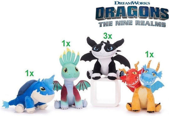 Dreamworks Plüsch- und Kuscheltiere Double Dragons Bissocorn für 3+ Jahre 25 cm