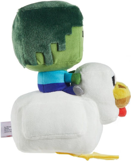 Mattel Λούτρινο Minecraft Chicken Jockey 20 εκ.