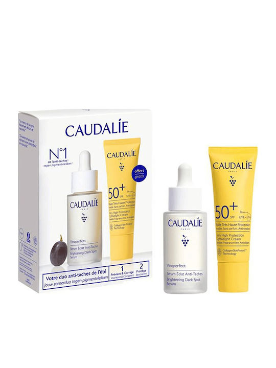 Caudalie Votre Duo Anti-tache de l'Ete Travel Set for Brightening Against Spots & Sun Protection 2 Pieces
