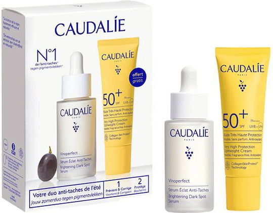 Caudalie Votre Duo Anti-tache de l'Ete Travel Set for Brightening Against Spots & Sun Protection 2 Pieces