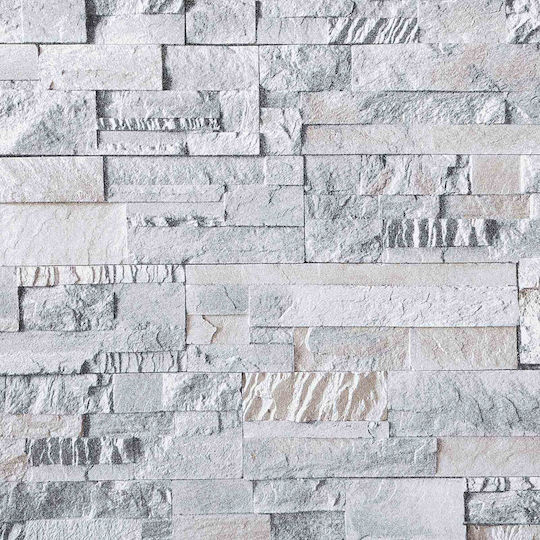 Fabric Gray Wall Wallpaper 1000x53cm