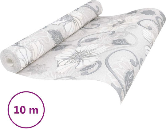 Tapet De Perete Din Material Textil Gri 1000x53cm