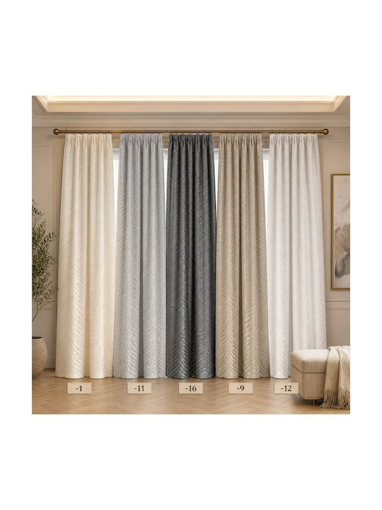 My Home Luxury Vorhang mit Bleistiftfalten Weiße 280x270cm