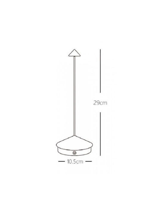 Inlight Inlight Dekorative Tischlampe Rüthiziges Weiß 3068-Golden