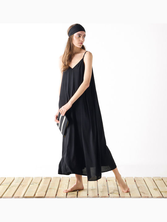 Kentia Fressy Γυναικείο Φόρεμα Παραλίας Black