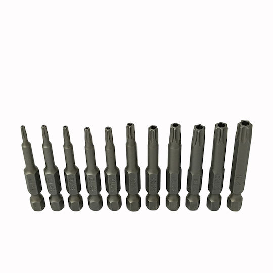 Σετ Μύτες Torx Τρύπα 11 Τεμαχίων 50mm Sks Tools 17020033