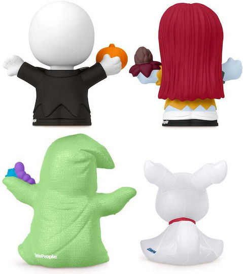 Nightmare Before Christmas Fisher-price Little People Collector Mini Figures 4-pack 7 Cm