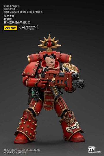 Warhammer Horus Heresy Action Figure 1:18 Blood Angels Raldoron First Captain Blood Angels 13 Cm
