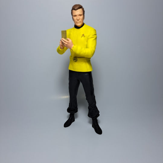 Φιγούρα Captain Kirk Star Trek Series 3d Εκτυπωμένη-11 4 Cm 1:16