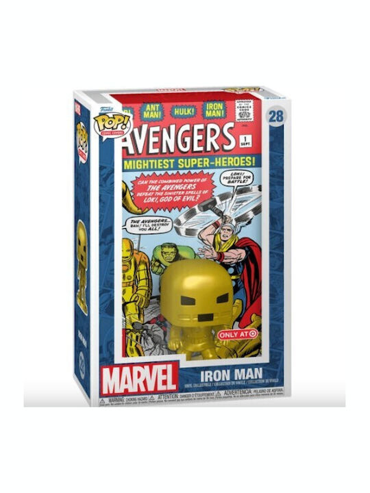 Funko Поп! Корици на комикси: Marvel - Iron Man 28 Специално издание
