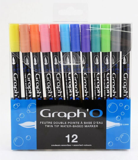Graph' it Graph' O Μαρκαδόροι Σχεδίου Σετ 36 χρώματα