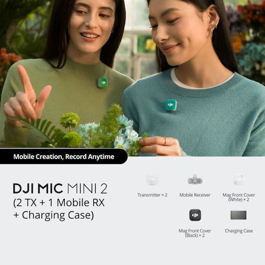 Dji Mic Mini 2 2 Tx + 1 Mobile Rx + Charging Case